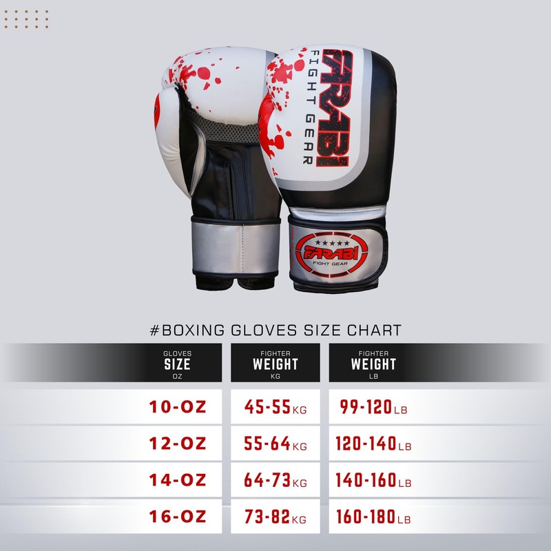 Farabi Boxing Gloves Sparring Punching Bag Training Bag Mitt Gel