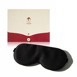 蚕花娘娘 Silk Sleep Mask - Breathable, No Pressure, Lightproof, Comfortable Sleep Aid, Washable, Adjustable, Ultra-Light, Eye Cover for Naps, Travel, Business Trips, Airplane, Unisex, Christmas Gift