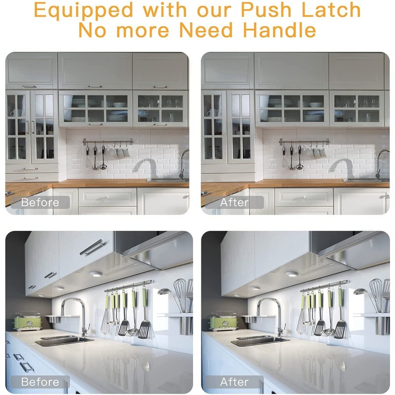 Titus+ PushLatch -Push to Open Door Latch,Push Open System for