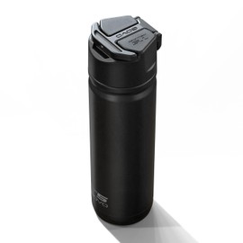 GOVO T5 Bottle, Vacuum Insulated, Magnetic Handle, Stainless Steel with Surround Insulated Lid (Black/Black, 24 oz)