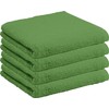 REDBEST Duschtuch Oceanside 4er-Pack Walk-Frottier grün Größe 70x140 cm