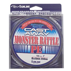 サンライン(SUNLINE) PEライン ソルトウォータースペシャル キャストアウェイ モンスターバトル 200m 12号 150lb スカイブルー