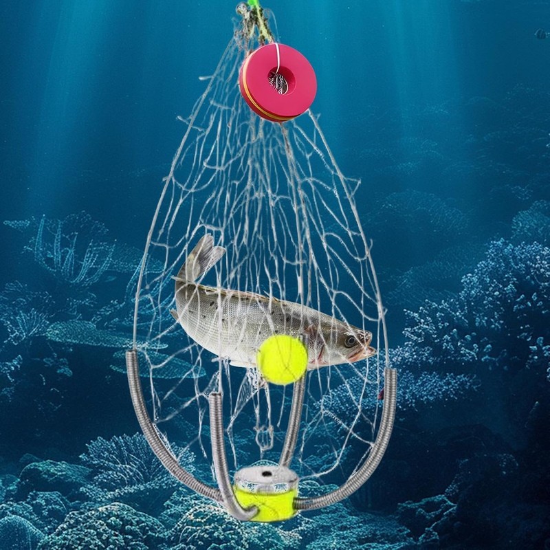 Trampa Plegable para Cangrejos de Acero Inoxidable y Pesca Marina