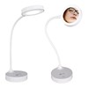 OttLite Rechargeable LED Desk Lamp with Lighted Mirror, White –
