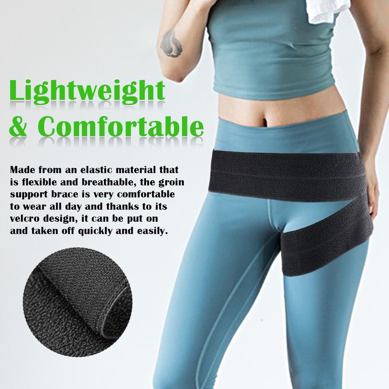 DOERDO DD Gear Groin Support Brace Hip Flexor Support Adjustable