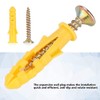 Plastic Expansion Wall Screw Plug Screw Fixings + Self-Tapping Screws