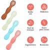 Juego de cucharas para bebé. Ideales para entrenar alimentación independiente.