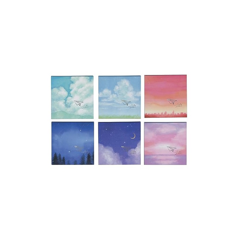 Empty Time Memo Pad [Midday Journey] Block Memo Clean Sky