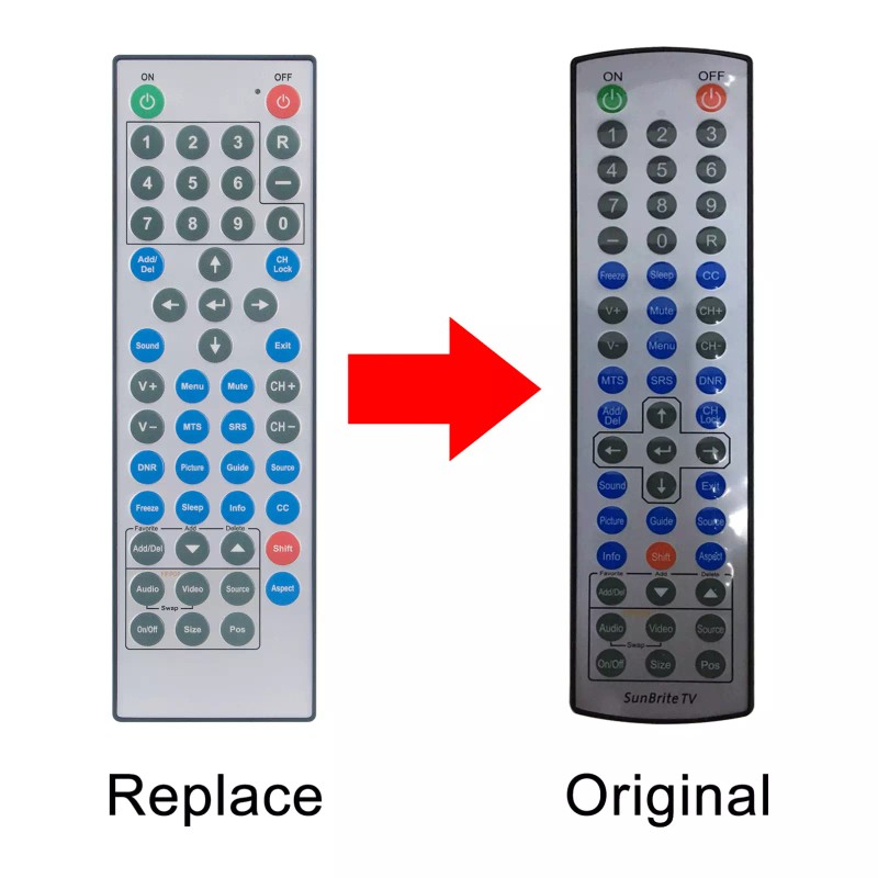 For SunBrite, UFI8MOGA, 3260HD New Replacement Remote Control for SunBrite