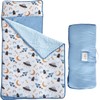DuShow Toddler Nap Mat for Boys,Soft Roll Up Slumber Bags,Toddler