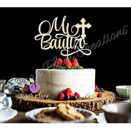 Decoración para tarta Mi Bautizo