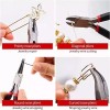 LOMETEB Juego 8 Pzs Mini Alicates Para Joyas Herramientas Abalorios
