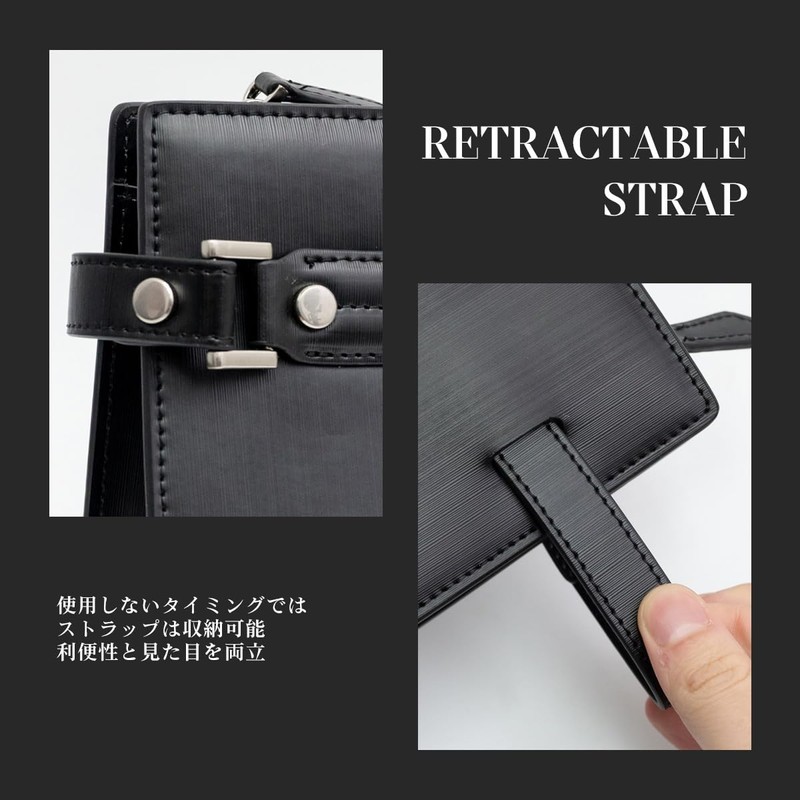 Dom Teporna Men's 2nd Bag, Wide Opening, Clutch Bag, YKK