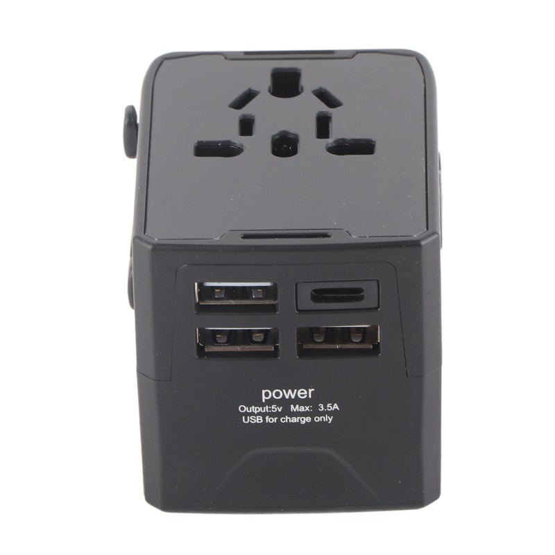 Universal Travel Adapter International Plug Power Converter Multi Outlets
