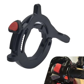 Ferianl Motorcycle Cruise Control Assist, Throttle Lock, Throttle Mounted Motorcycle Cruise Assist Wrist Hand Grips (Black)