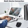 CHHI CHHI Wireless Mouse with USB-A, USB-C Receiver, Rechargeable Bluetooth