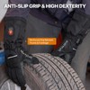 SNOW DEER Heated Working Gloves for Men,Rechargeable Durability Waterproof, Cut-Resistance