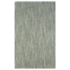 LUXE WEAVERS Solid Machine Woven Green 5x7 Area Rug, Indoor
