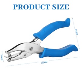 Hole Punch Hole Puncher Single Hole Punch Paper Punch Small Hole Punches Handheld One Hole Punch Hole Punchers Perforatrice for DIY Craft Tags Clothing Ticket Scrapbook Tool