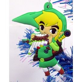 Legend of Zelda Christmas Tree Ornament Set Featuring Link and Friends