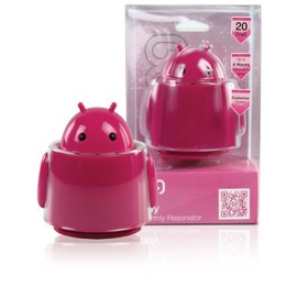 Konig Andy 20W Unearthly Resonator Robot/Alien Computer/High Power Active MP3 Speaker - Pink