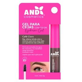 Gel con color para cejas (FIJADOR) (CEJA CAFÉ CLARA) (SÓLO VENDEMOS PRODUCTOS 100% ORIGINALES)