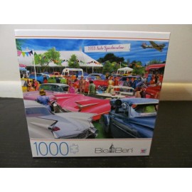 MB Milton Bradley Car Show 1000 Piece Puzzle, 27" x 20"