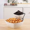 Buyajuju Chip and Dip Serving Set, 2 Tier Chip and