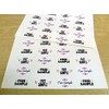 'Free Sample' Oval Shaped Stickers, Colourful Promotional Retail Labels for