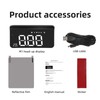 Car HUD 3.5 inch Head-up Display Windshield Projecter Digital Vehicle