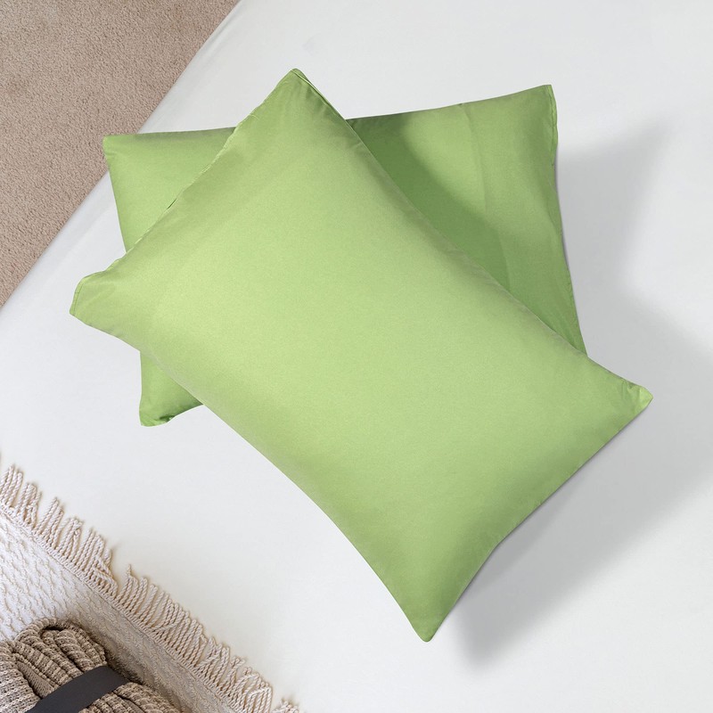sourcing map 2 Packs Pillow Cases Double Brushed Microfiber Pillowcases