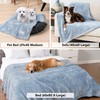 PetAmi Dog Blanket for Small Dogs Blue, Fluffy Soft Puppy