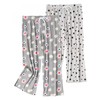 ENJOYNIGHT Women's Capri Pajama Pants Lounge Causal Bottoms Print Sleep