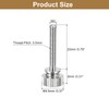 sourcing map M3x20mm Knurled Thumb Screws, 6pcs Brass Knurled Thumb