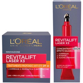 L'Oréal Paris Revitalift Laser X3 Deep Anti-Aging Treatment SPF20 with Hyaluronic Acid and Pro-Xylane + Revitalift Laser