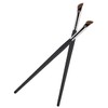 Baluue 3sets Wild Eyebrow Brush Angled Eyeliner Brush Set for