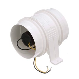 attwood FO2836 Turbo 4000 in-Line Blowers, White 4"(1749-1)