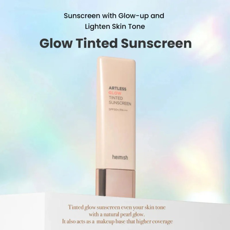 Heimish Artless Glow Tinted Sunscreen Protector Base