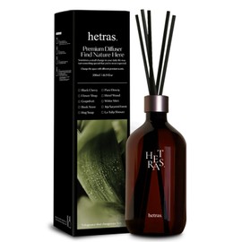 hetras. Premium Reed Diffuser: 16.9oz (500 ml) Large Capacity | Flower Shop Scent | Fragrance Oil Diffuser & Sticks for Home & Office & Bathroom Decor - Gifts for Loved one