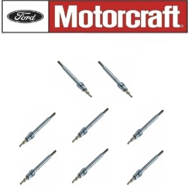 Motorcraft Set of 8 Motorcraft Diesel Glow Plug ZD-13-A2 4C3Z12A342A2, 4C3Z12A342AA, ZD13