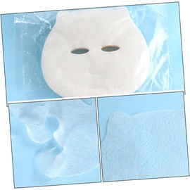Baluue Mascarillas Faciales para Niños 100 Piezas 17.5x15.5 Cm No Tejidas Transpirables Cuidado Piel Suavizante Uso Diario Hogar Spa
