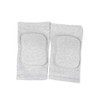 Baluue 2pcs Fitness Training Knee Support Pads Grey Sponge Knee