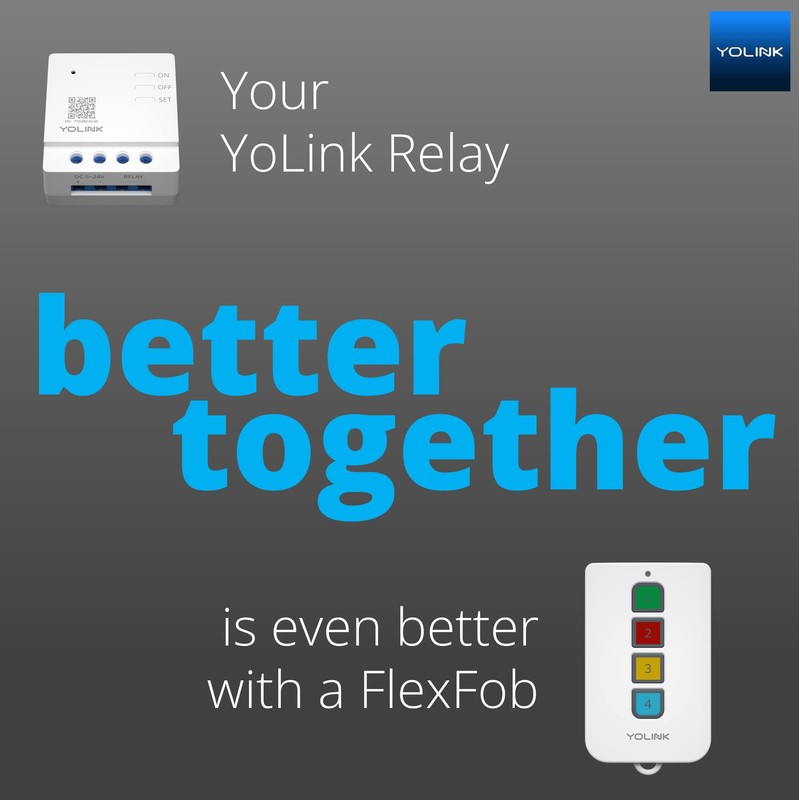YoLink Super Long Range Smart Relay - Compatible with Alexa,