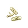 Sscon 20Pcs Mini Vintage Lock Clasp Right Latch Antique Metal
