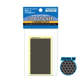 Haikyu Parts 2DD-04 2DD Stickers, 04, Punching Plate, M, 1 Piece, Plastic Model Sticker