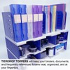 Ultimate Office TierDrop Topper Features 9 Adjustable Dividers for Vertical