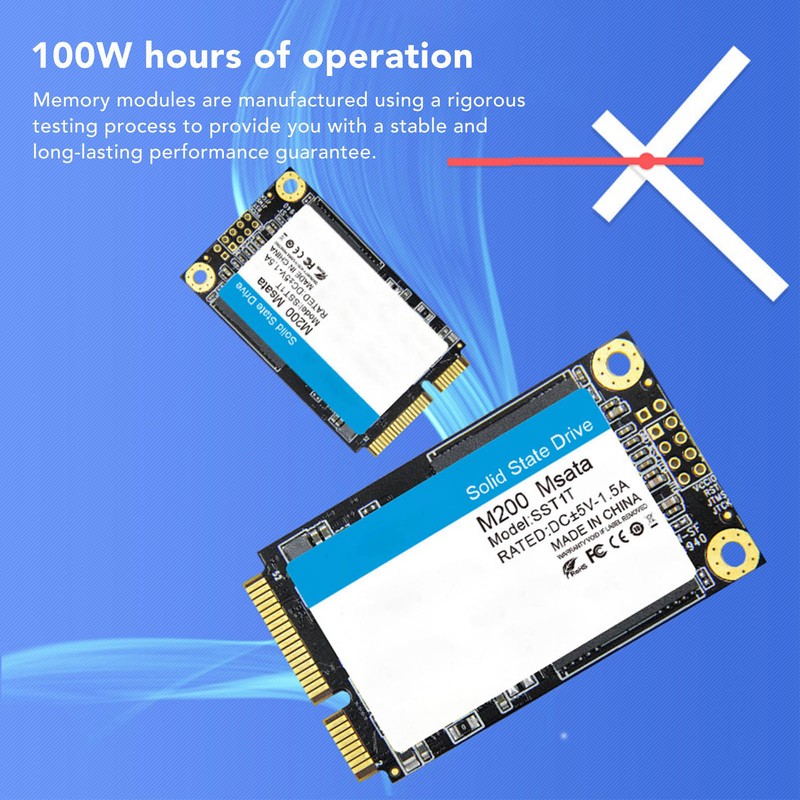 MSATA SSD 500MB/S Read Speed 450MB/S Write Speed High Speed