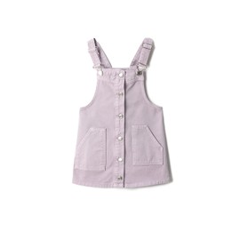 Koton Women's Overalls Dress Pocket and Button Detail Adjustable Suspenders with Metal Fastener Dress, Purple (353)