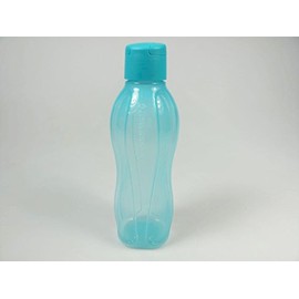 TUPPERWARE To Go Eco 750 ml Blue/Turquoise Water Bottle Clip Closure Eco Bottle