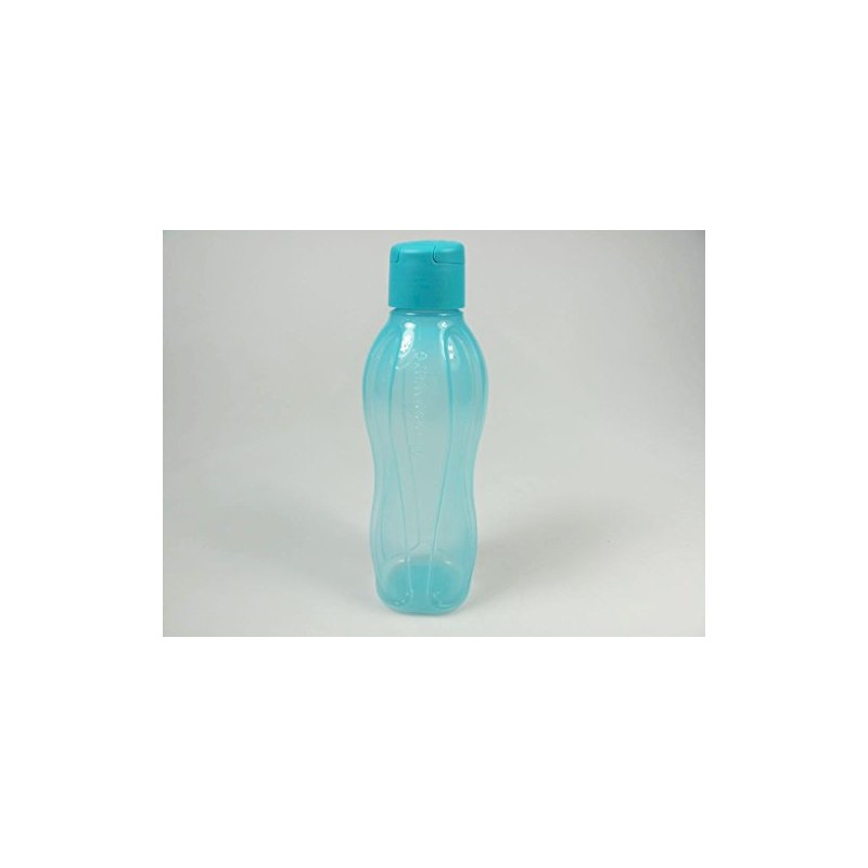 TUPPERWARE To Go Eco 750 ml Blue/Turquoise Water Bottle Clip